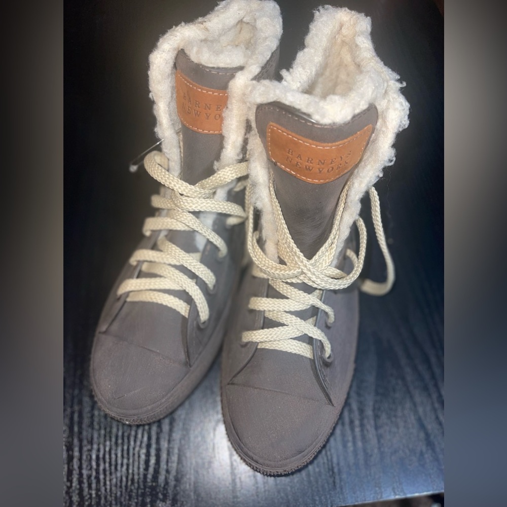 Dark Gray Womens Barney's Sneakers